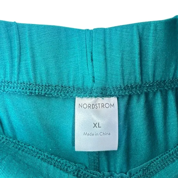 NEW Nordstrom Moonlight eco tencel pajamas in Green Storm
