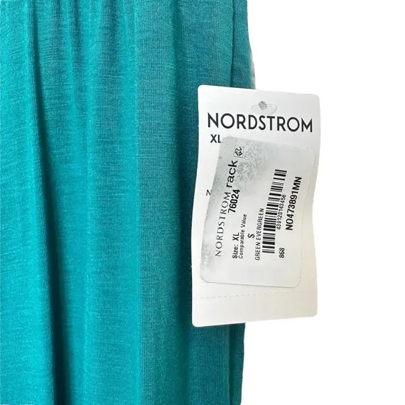 NEW Nordstrom Moonlight eco tencel pajamas in Green Storm