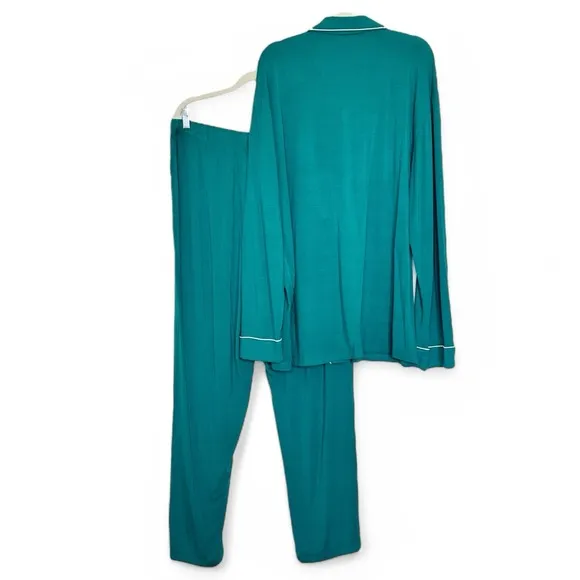 NEW Nordstrom Moonlight eco tencel pajamas in Green Storm