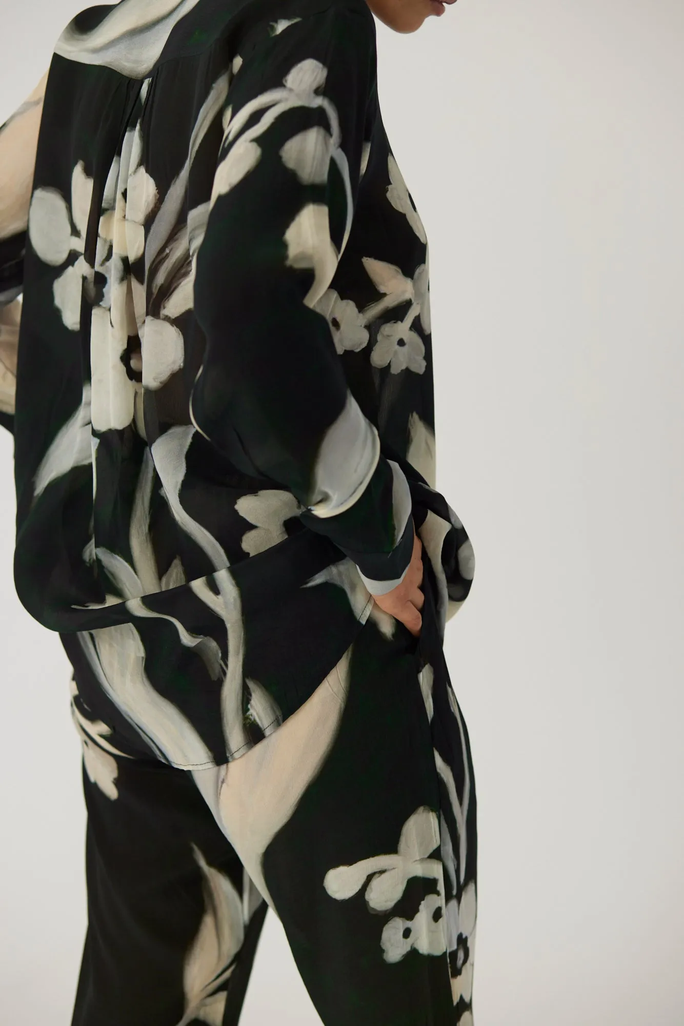New Season Fall 24/Summer 25-Coord Set Crepe Chicory Black-YAMBB20-Fashion Edit Yam