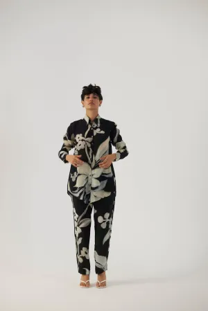 New Season Fall 24/Summer 25-Coord Set Crepe Chicory Black-YAMBB20-Fashion Edit Yam