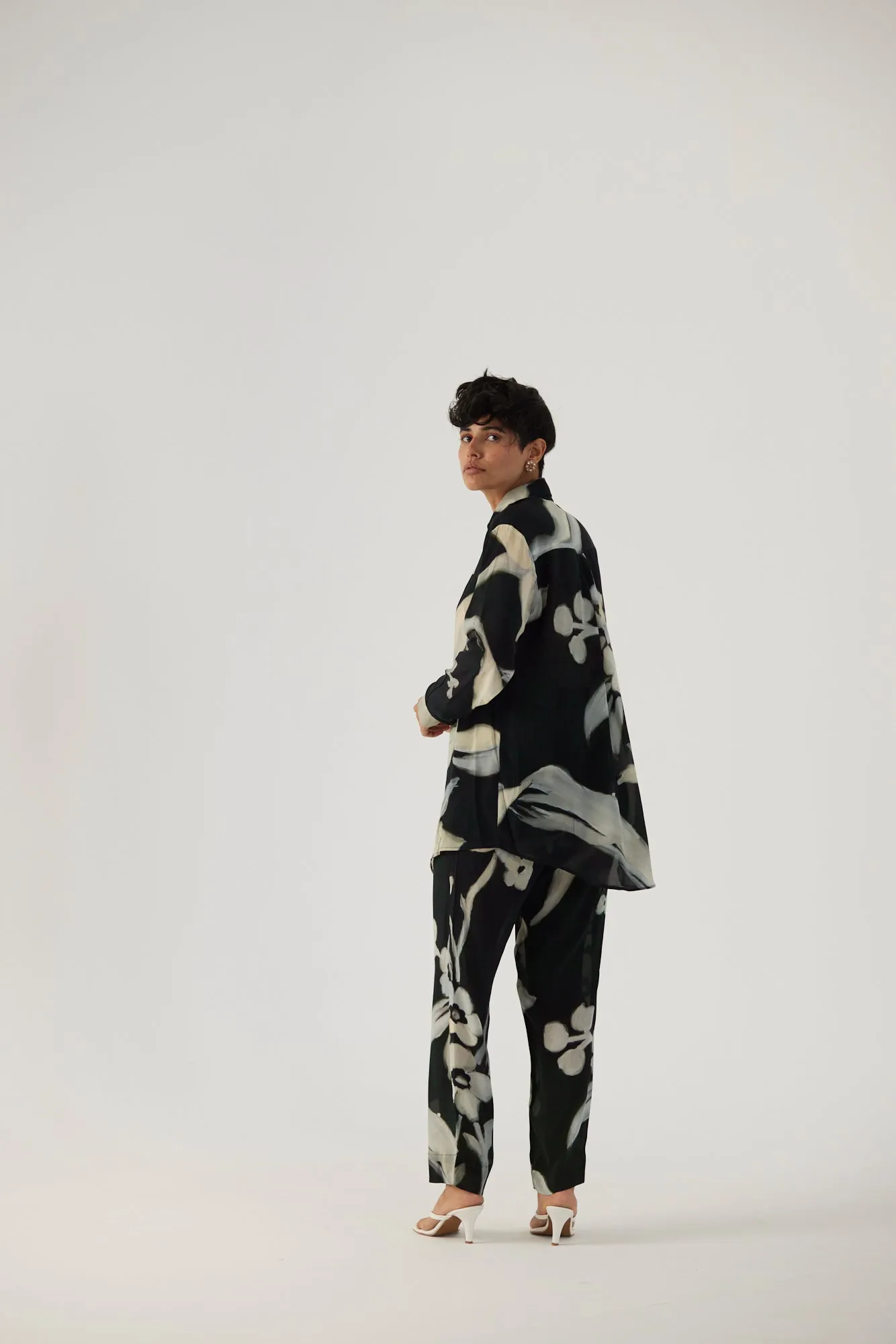New Season Fall 24/Summer 25-Coord Set Crepe Chicory Black-YAMBB20-Fashion Edit Yam