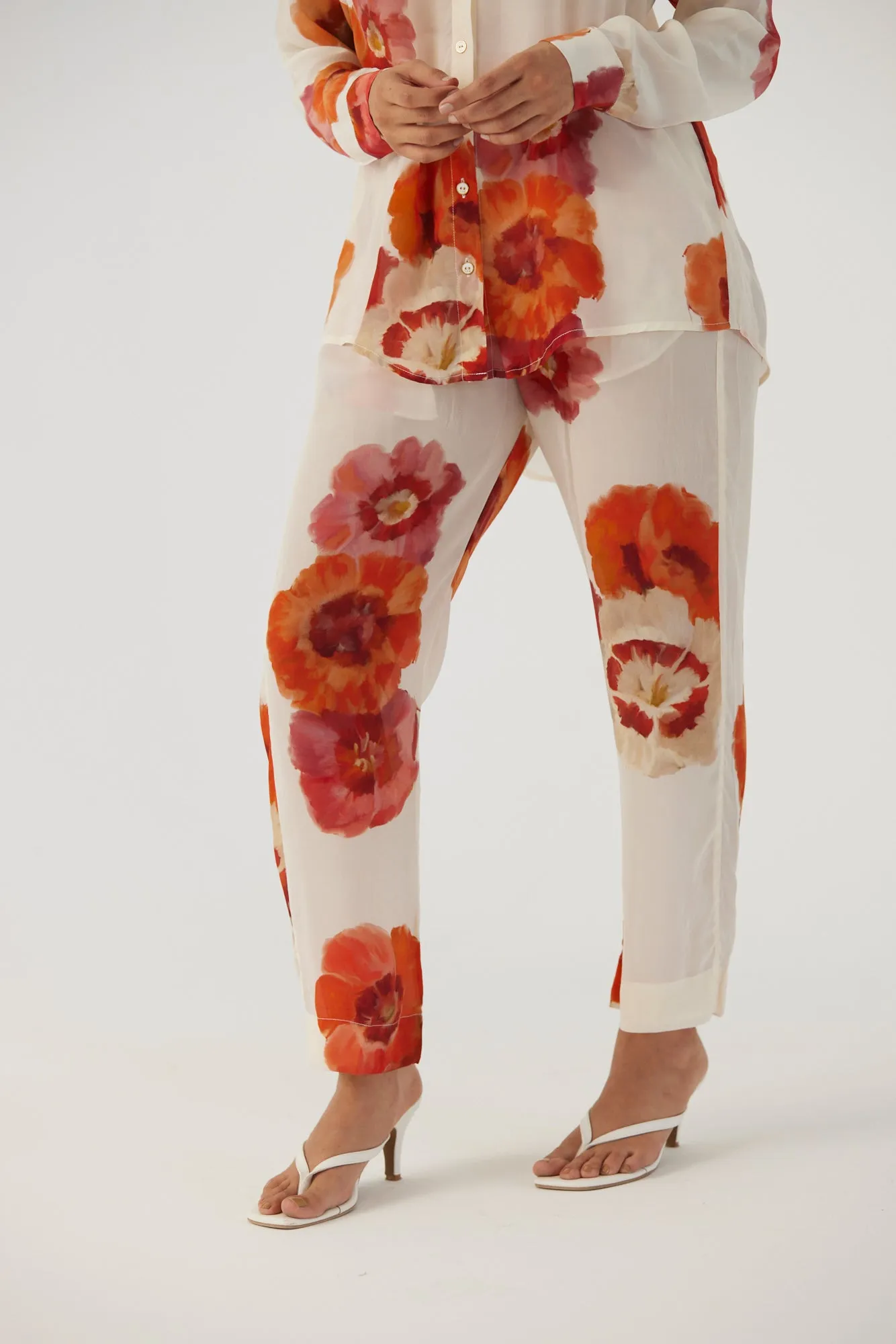 New Season Fall 24/Summer 25-Coord Set Crepe Valentine White-YAMBB26-Fashion Edit Yam