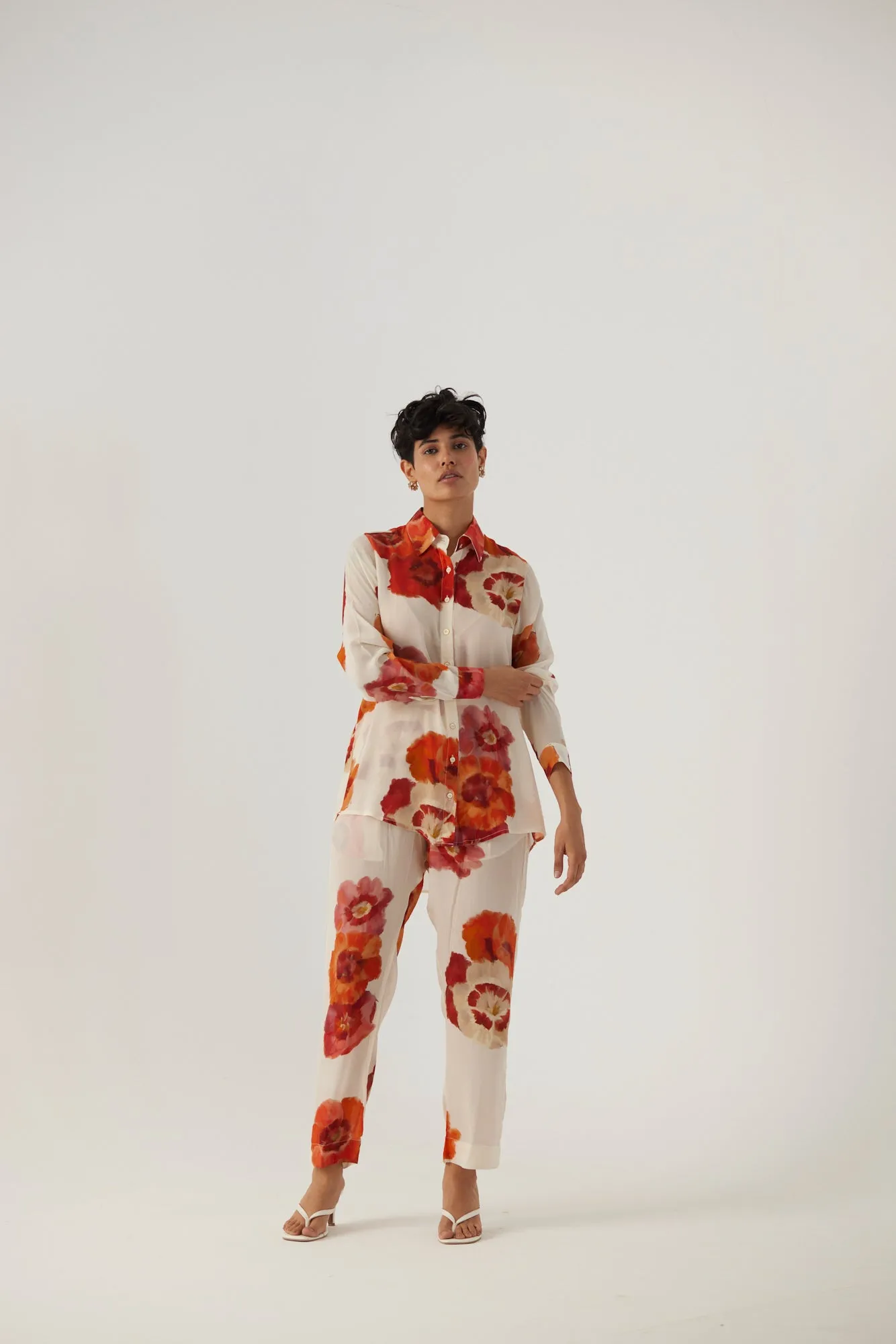 New Season Fall 24/Summer 25-Coord Set Crepe Valentine White-YAMBB26-Fashion Edit Yam