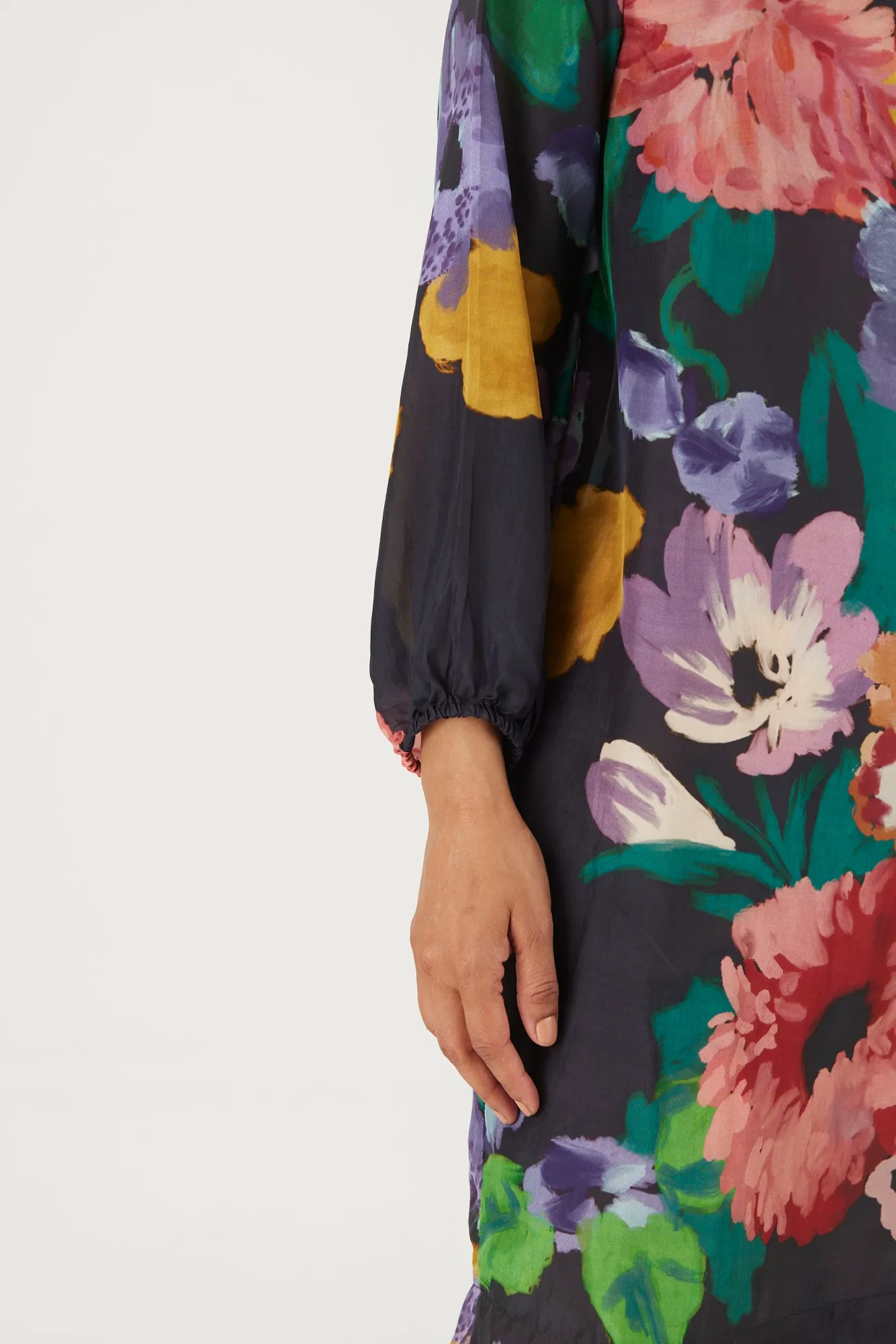 New Season Fall 24/Summer 25-Coord Set-Silk-Farah Black-YAMLS01-Fashion Edit Yam
