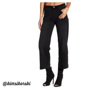 NEW Seven7 High Rise‎ Gaucho Tuxedo Jeans Size 8