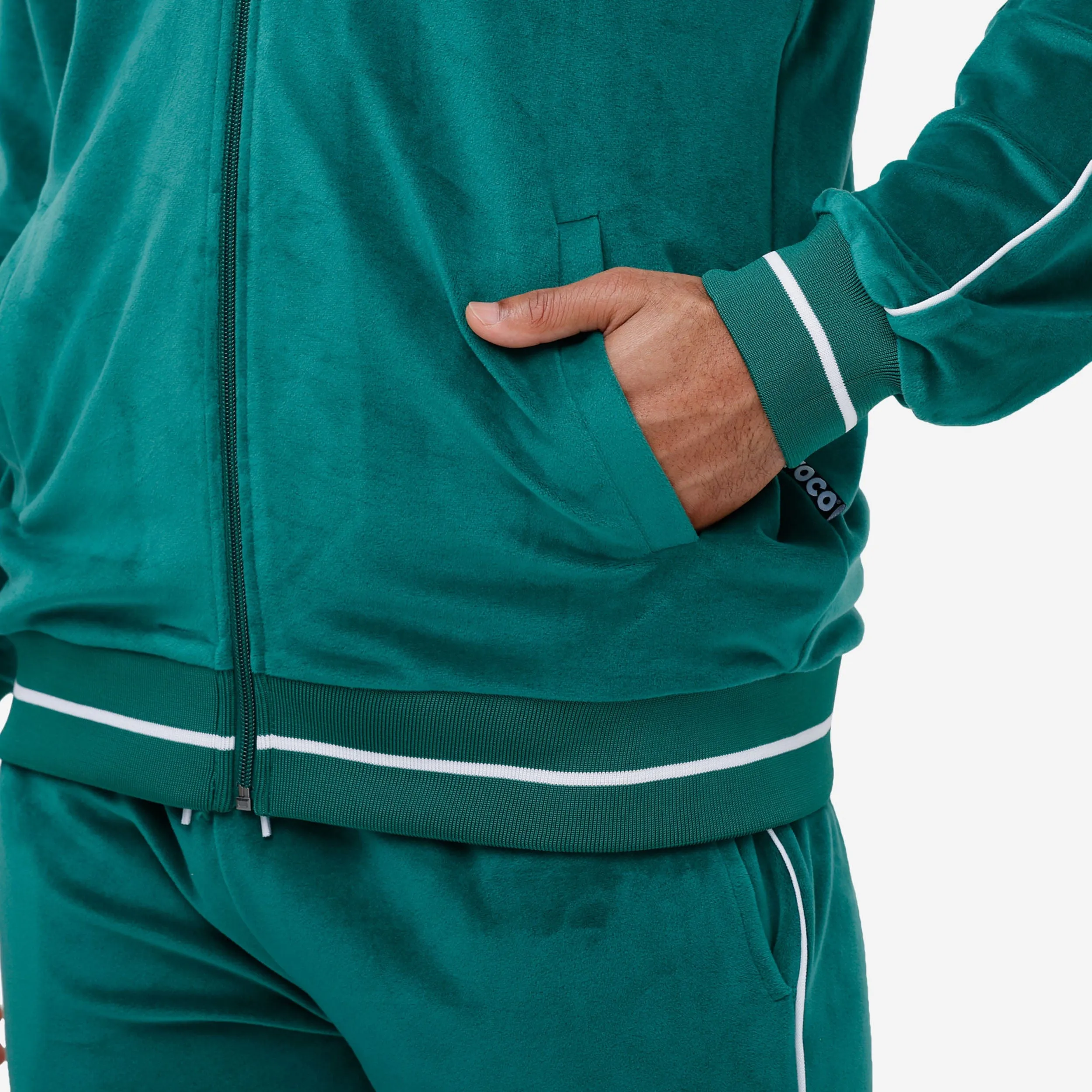 New York Jets 2019 Retro Velour Zip Up Top