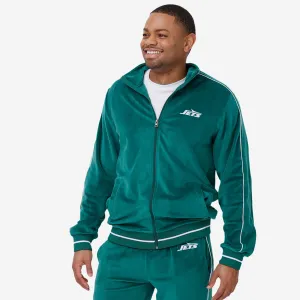 New York Jets Velour Zip Up Top