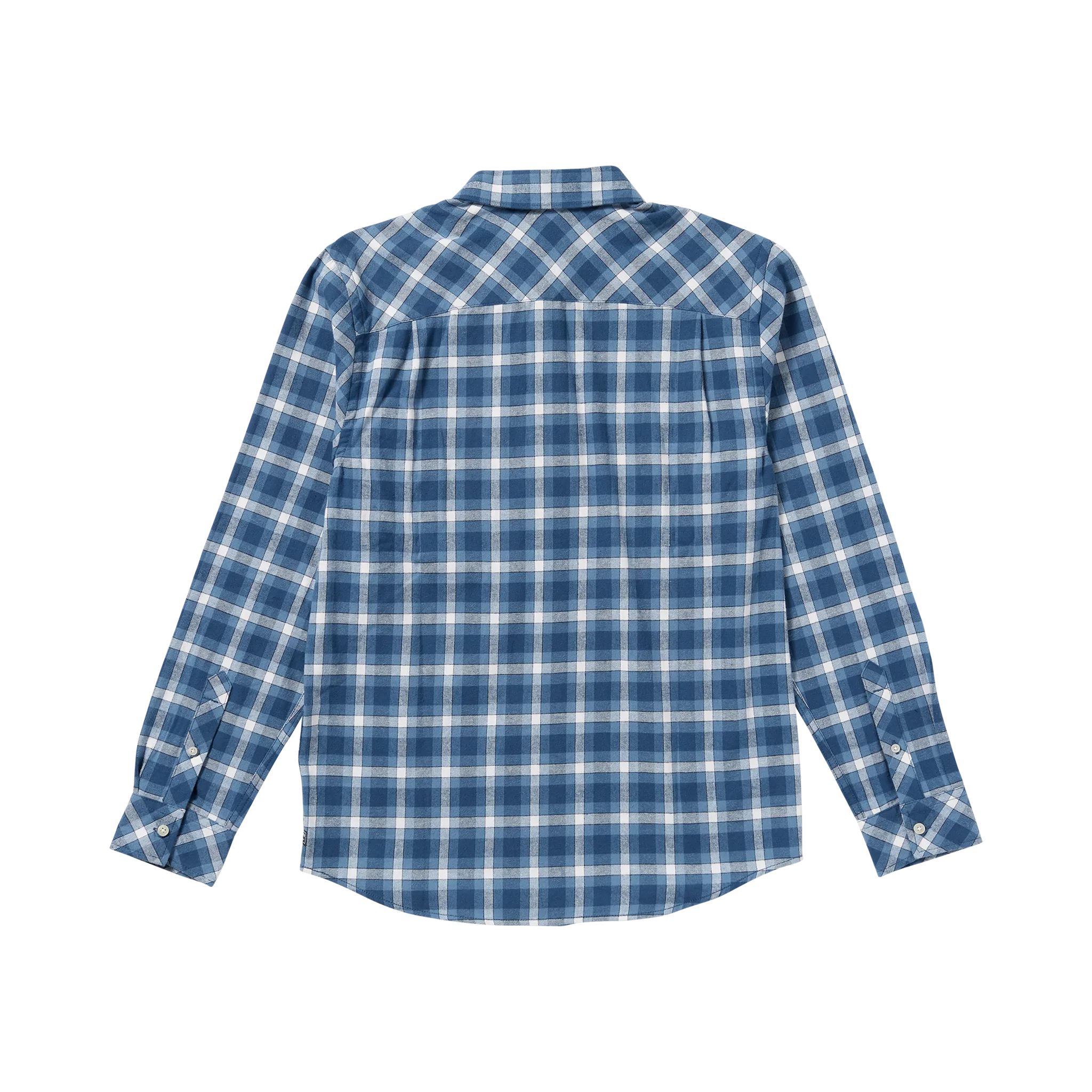 Night Raid Long Sleeve Flannel Shirt - Coronet Blue