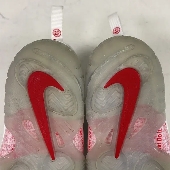Nike Little Posite One &quot;Roses&quot; Toddler 6C White Red CV8918–100