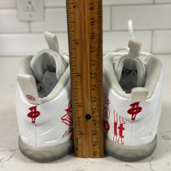Nike Little Posite One &quot;Roses&quot; Toddler 6C White Red CV8918–100