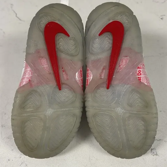 Nike Little Posite One &quot;Roses&quot; Toddler 6C White Red CV8918–100