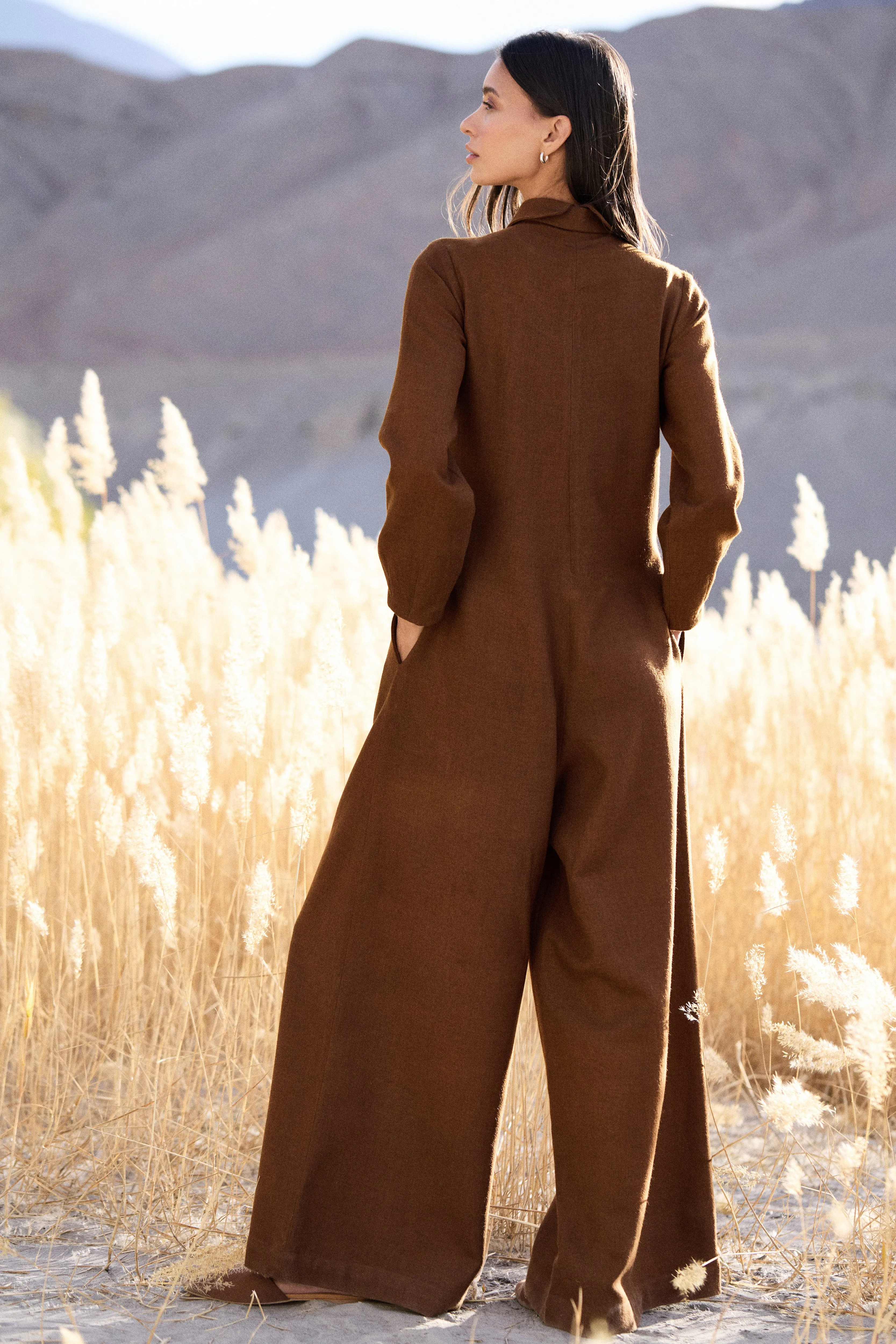 Nimmoo Woollen Jumpsuit (Maple)