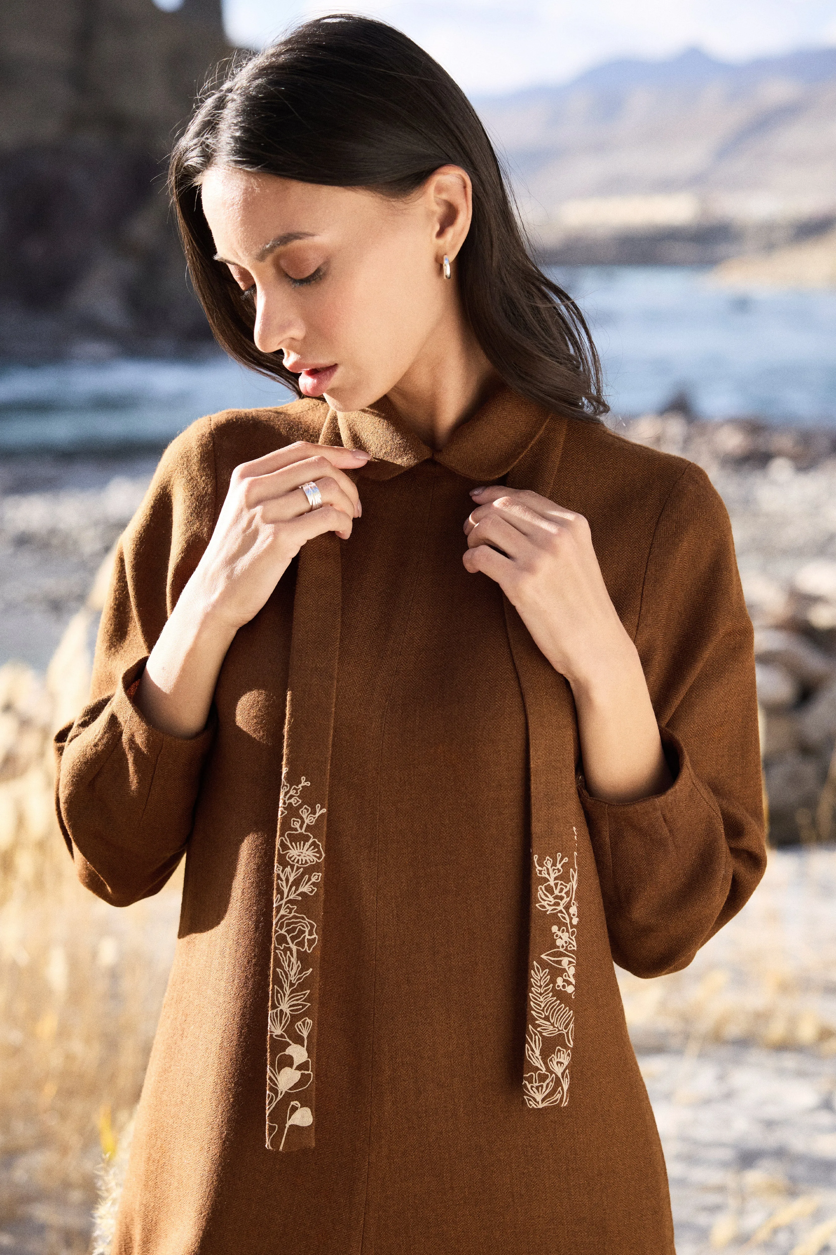 Nimmoo Woollen Jumpsuit (Maple)