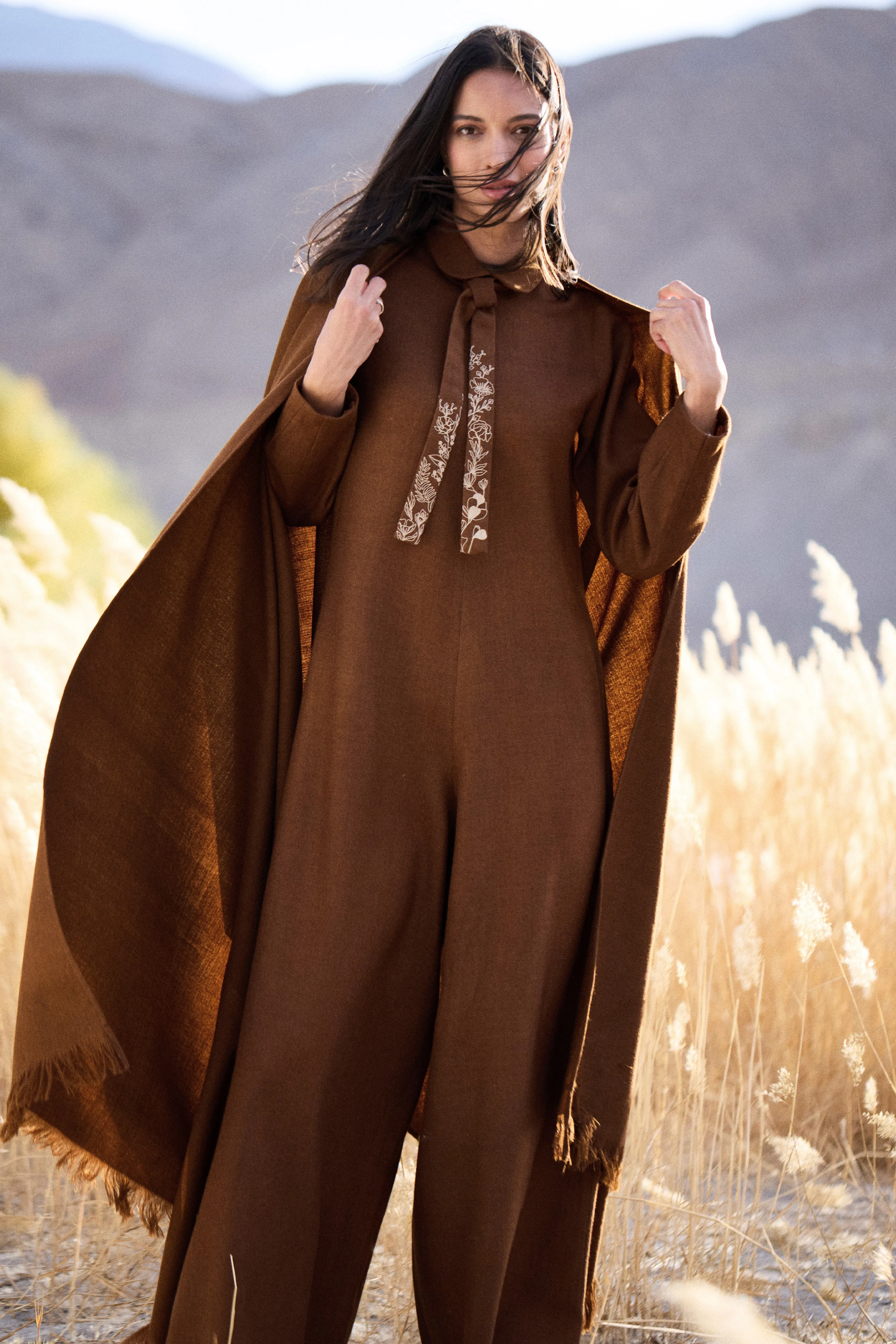 Nimmoo Woollen Jumpsuit (Maple)