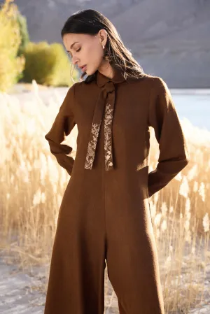 Nimmoo Woollen Jumpsuit (Maple)