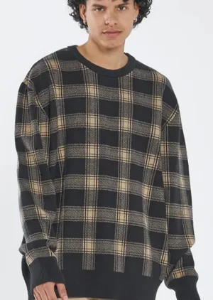 Now Then Crew Knit Black
