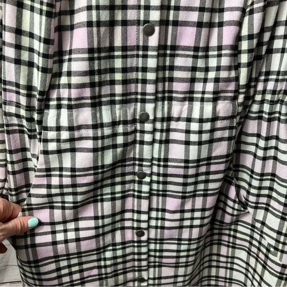 Nwot Torrid Flannel Hooded Anorak