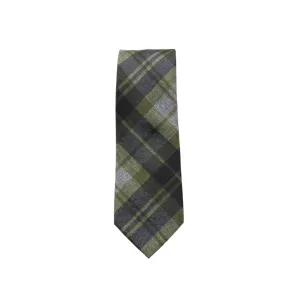 Oakes Plaid Cotton Skinny Tie