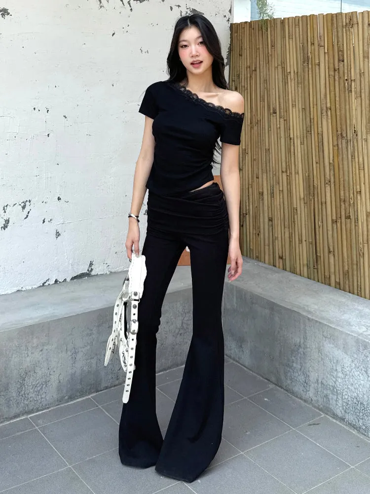 off-shoulder short tops