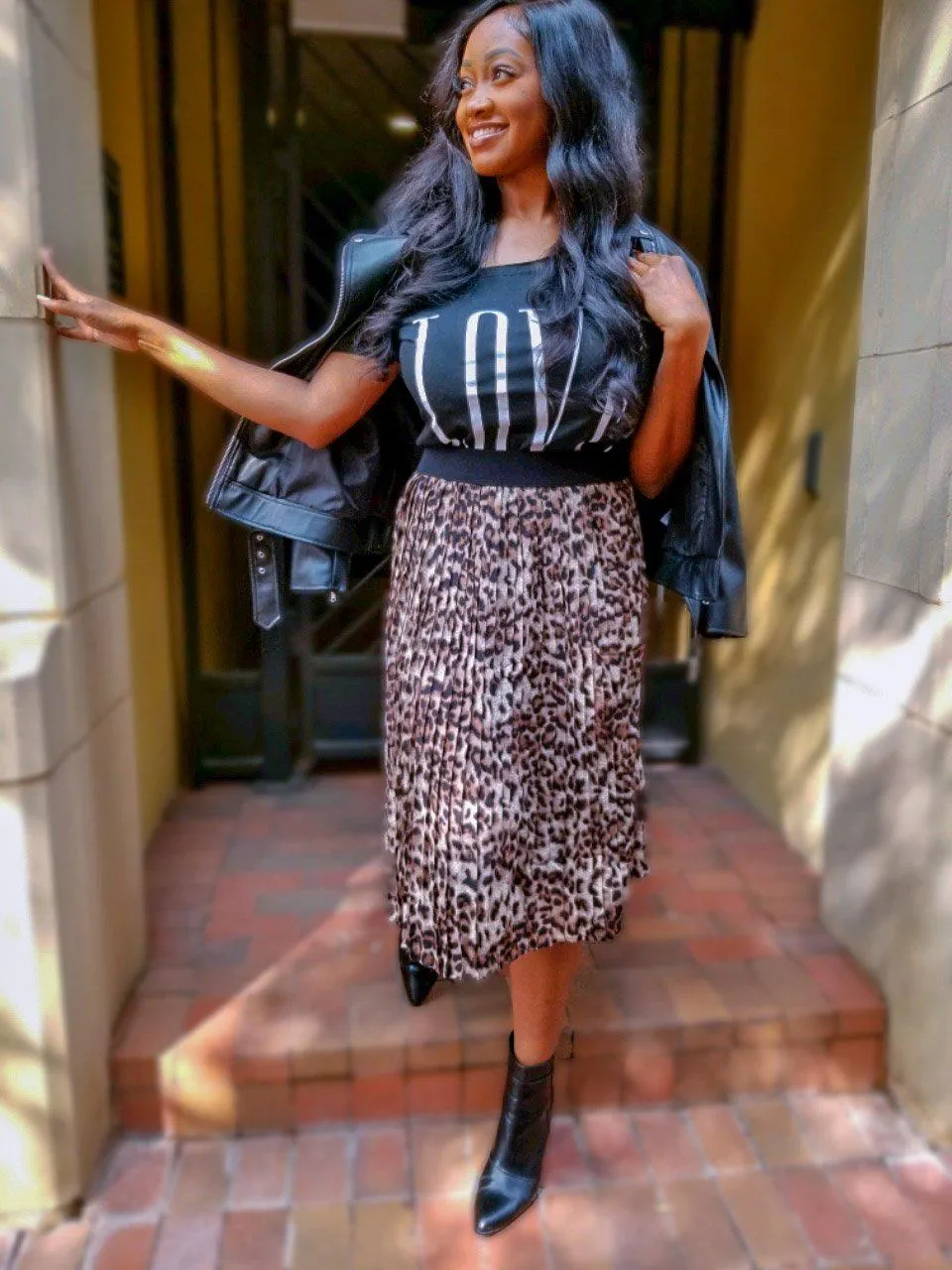 Off The Shoulder Love Tee