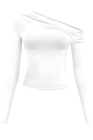 One Shoulder Crop Top