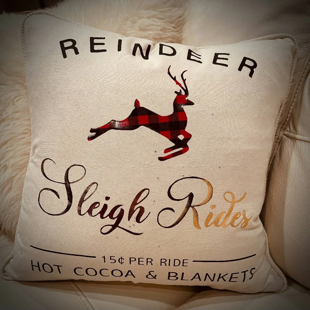 Organic Cotton Christmas Pillows