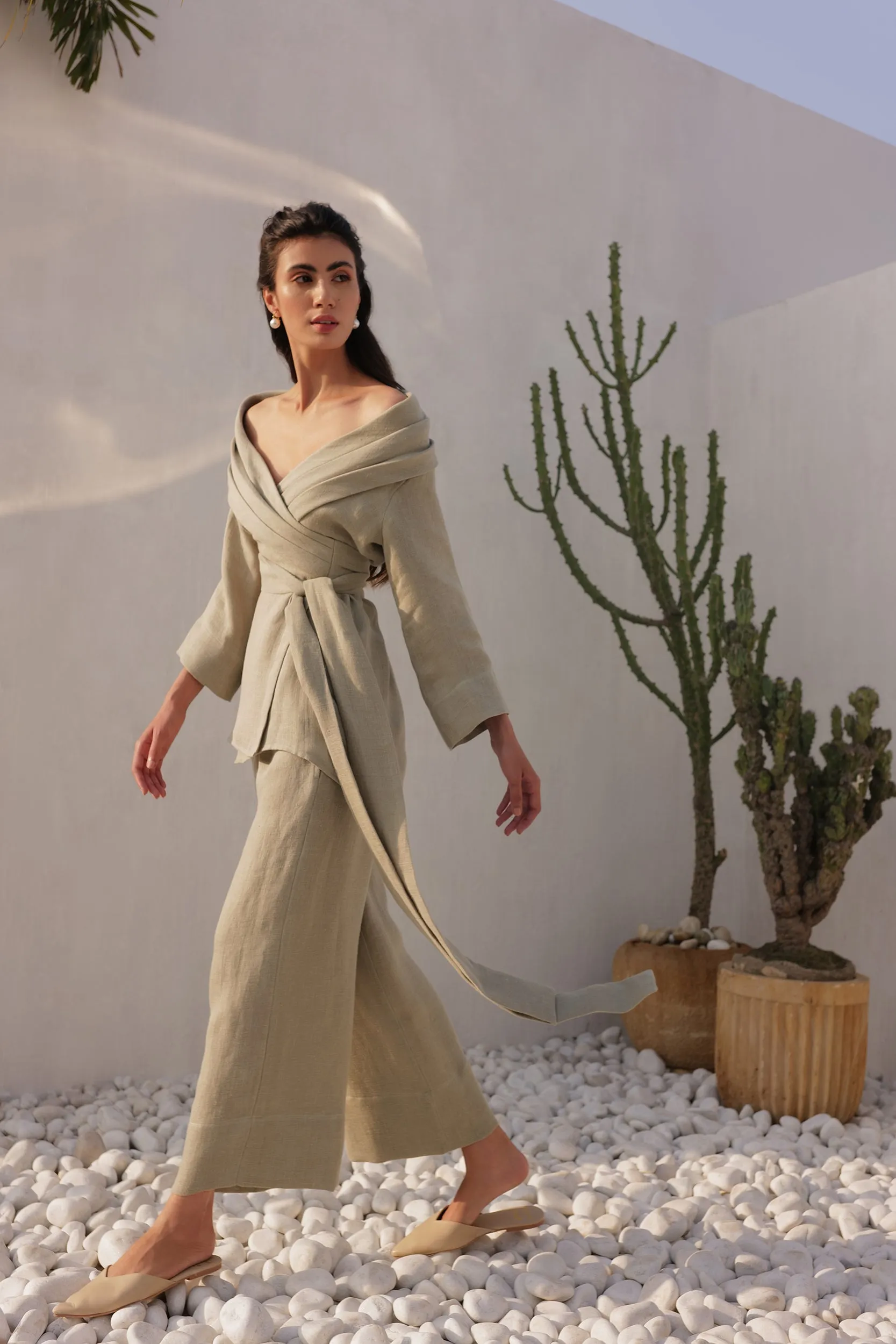 Osaka Co-Ord Set - Sage