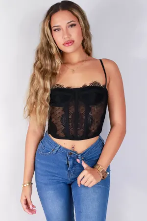 OUT YOUR LEAGUE CORSET TOP