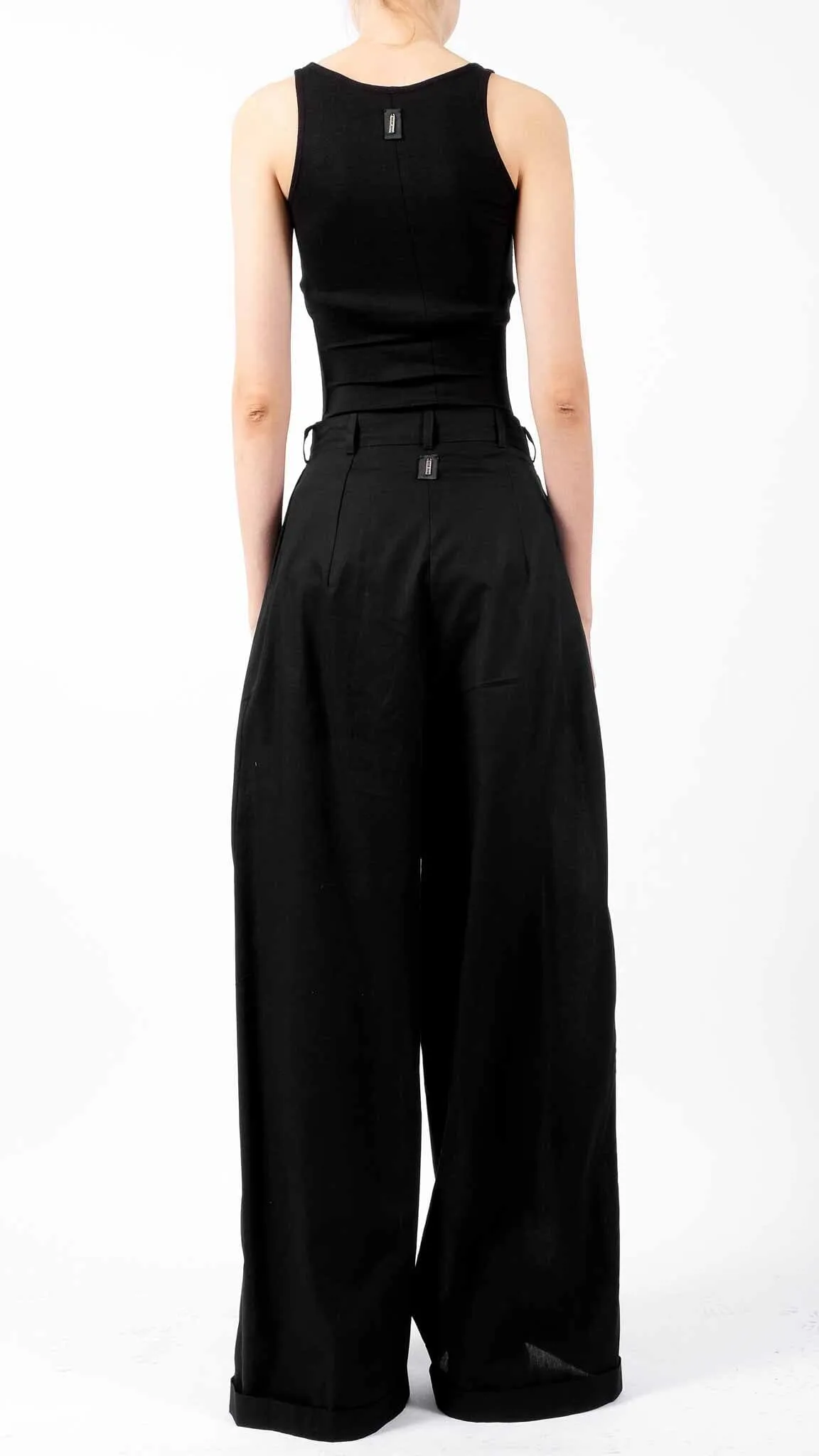 Oversized Fit Cotton Pants