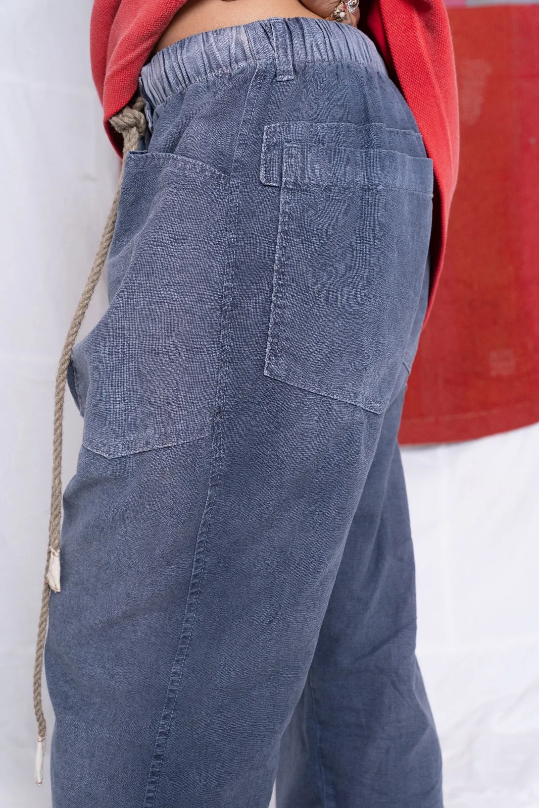 P38 Hemp & Organic Cotton Sunfaded Dye Navy