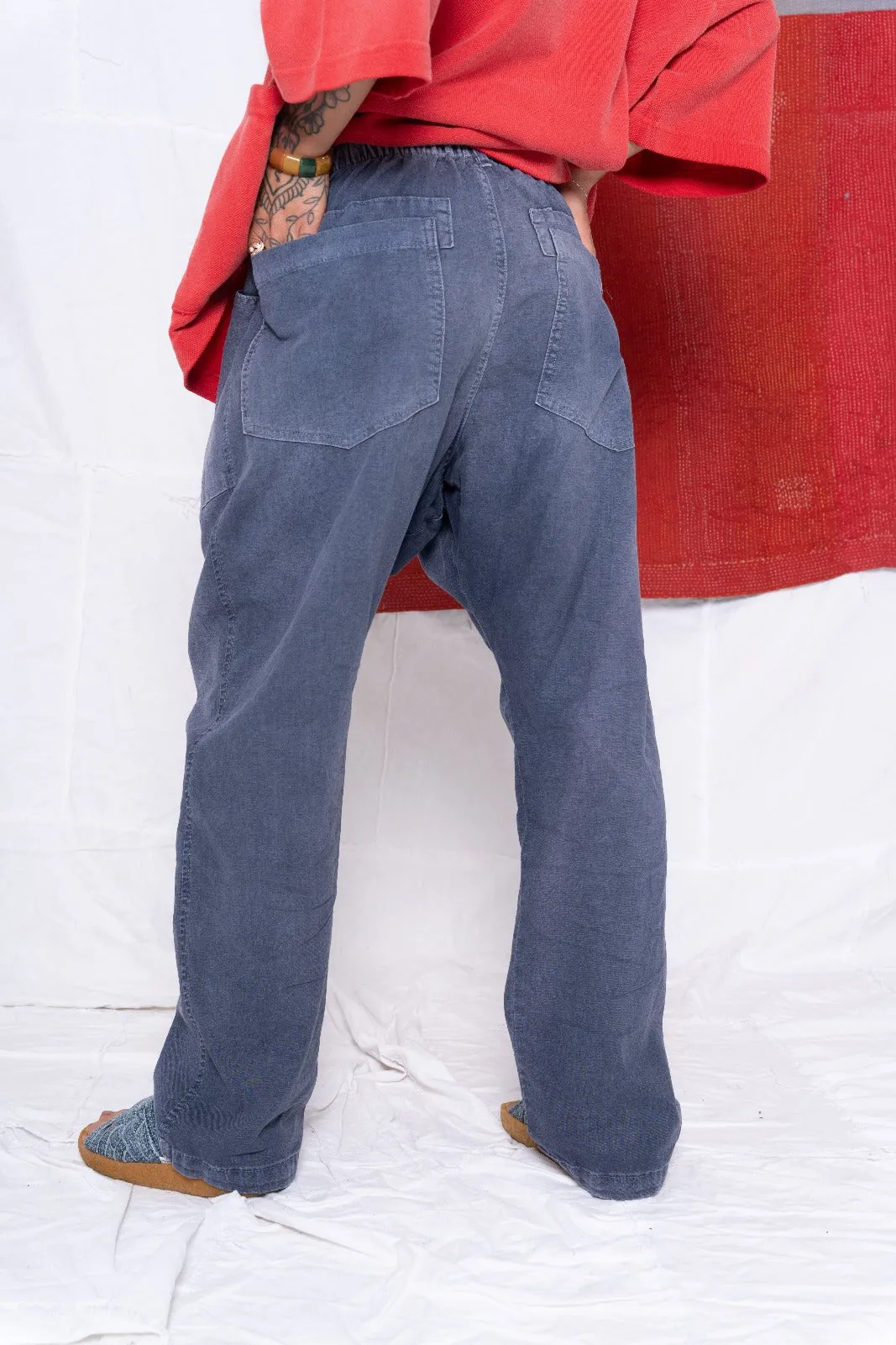 P38 Hemp & Organic Cotton Sunfaded Dye Navy