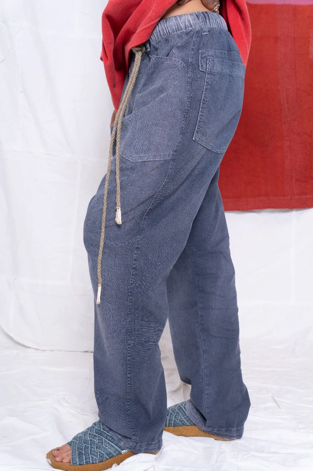 P38 Hemp & Organic Cotton Sunfaded Dye Navy