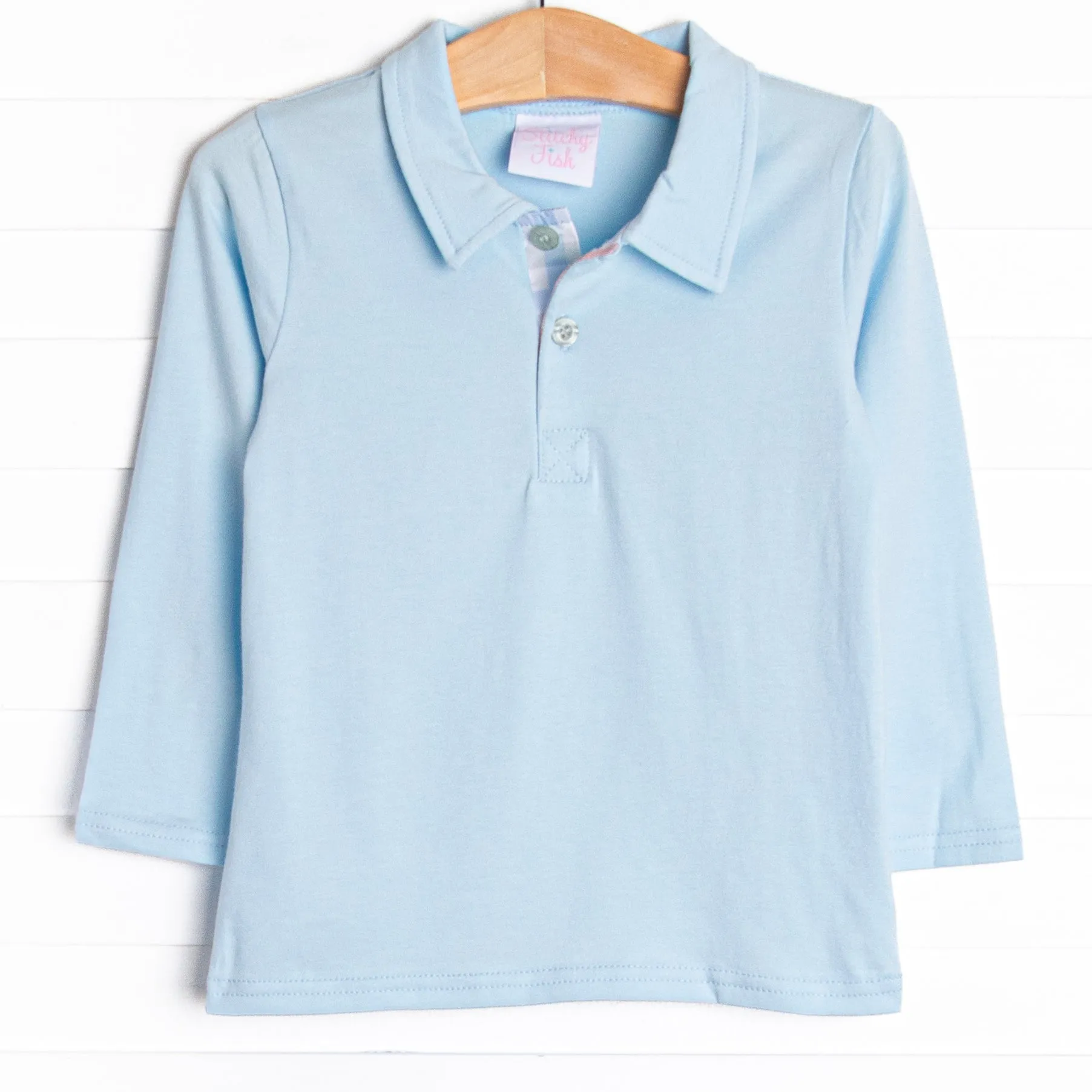 Palm Springs Plaid Polo, Blue