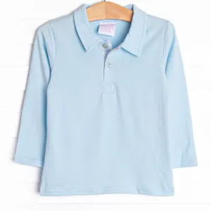 Palm Springs Plaid Polo, Blue