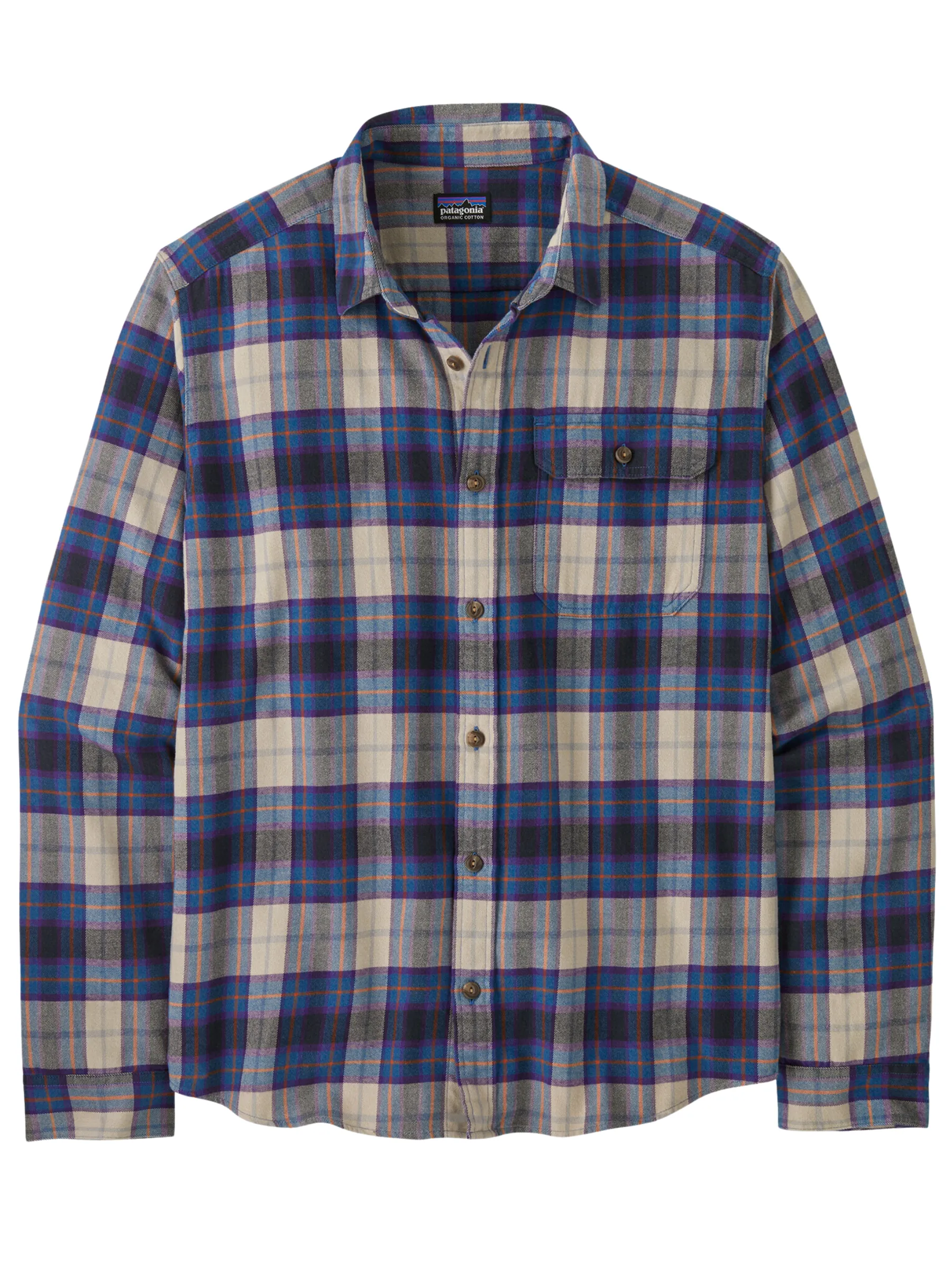 Patagonia Men's Long-Sleeved Lightweight Fjord Flannel Shirt