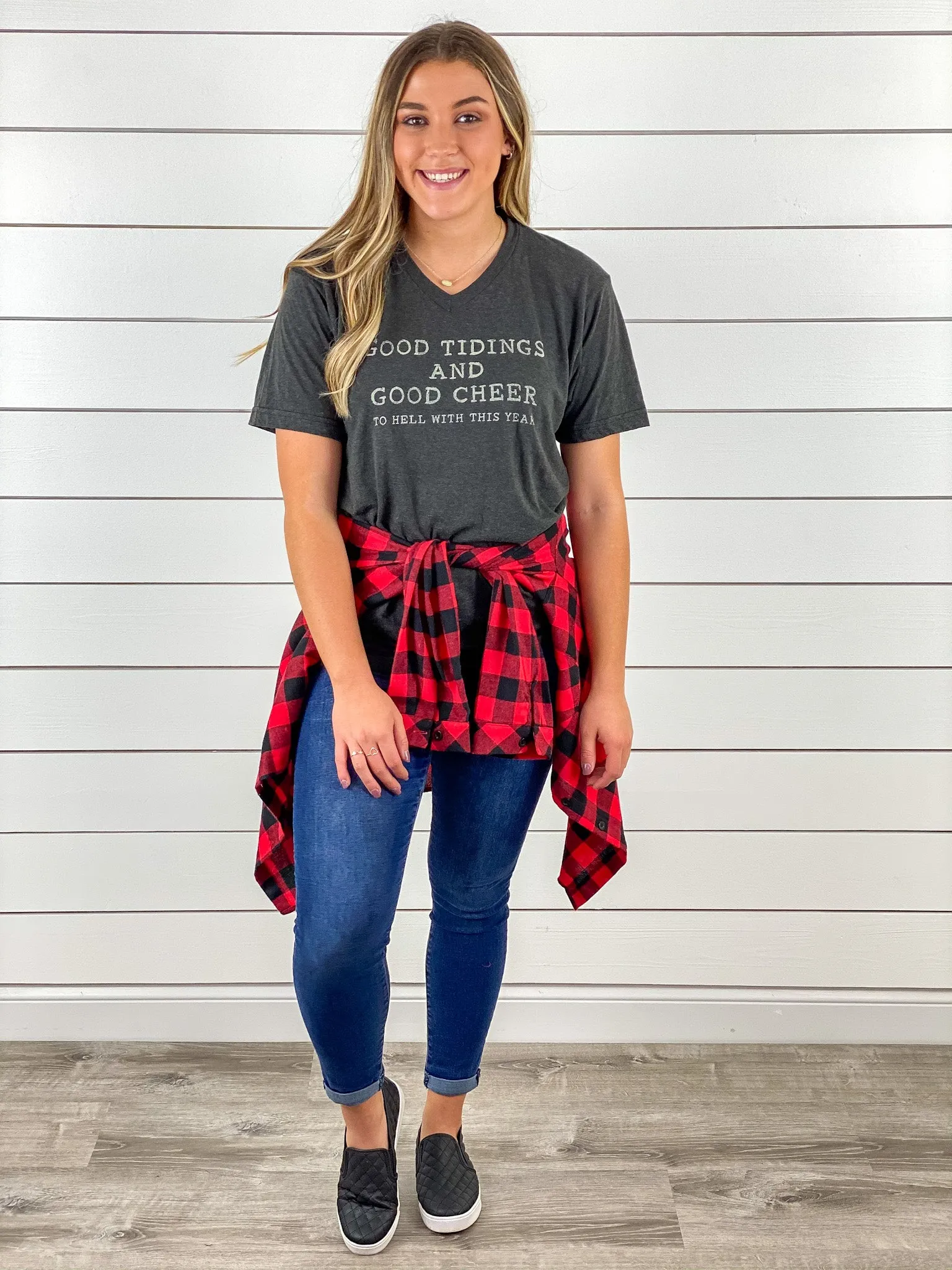 Perfect Fit Flannel - Red/Black