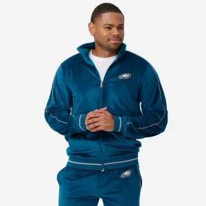 Philadelphia Eagles Velour Zip Up Top