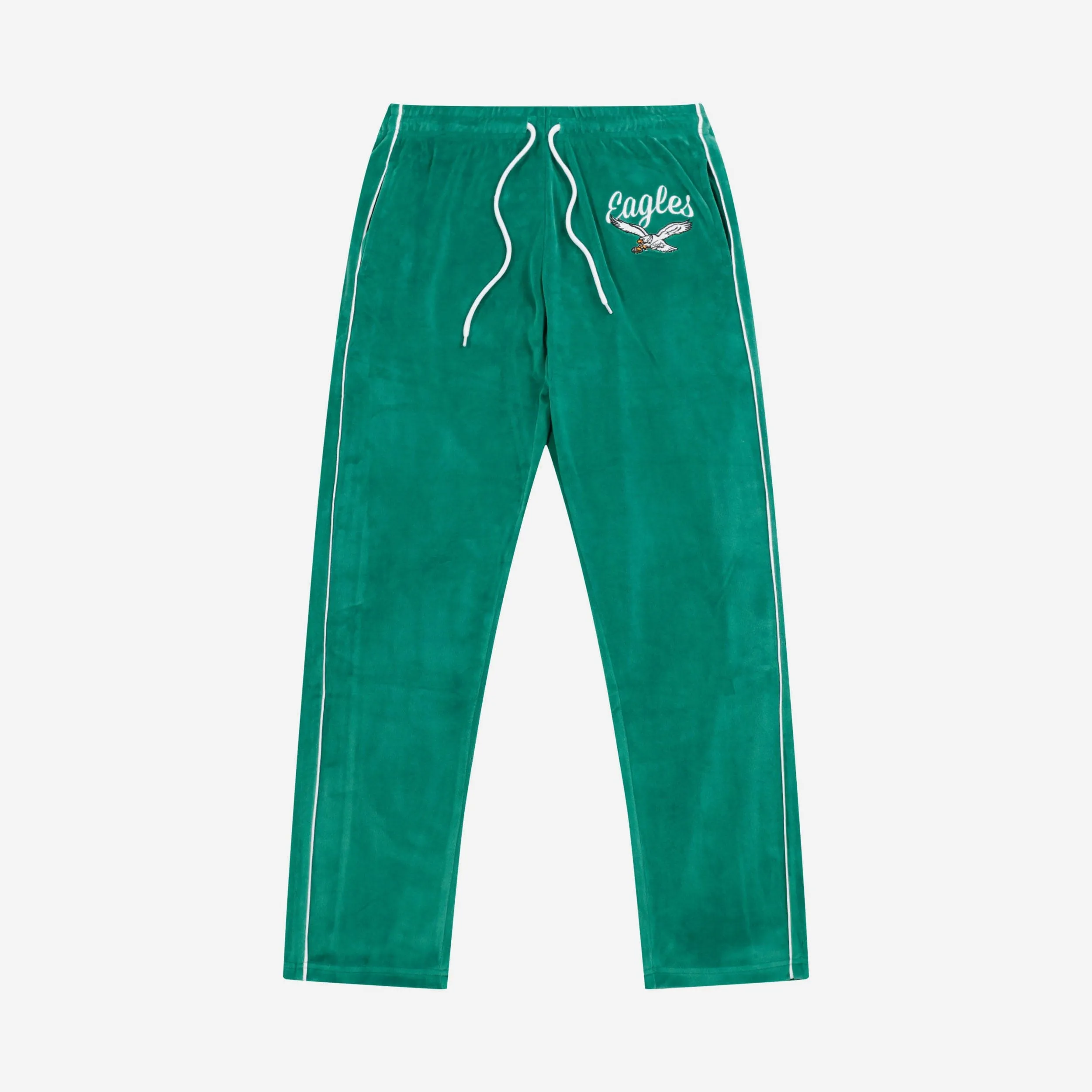 Philadelphia Eagles Womens Kelly Green Velour Pants