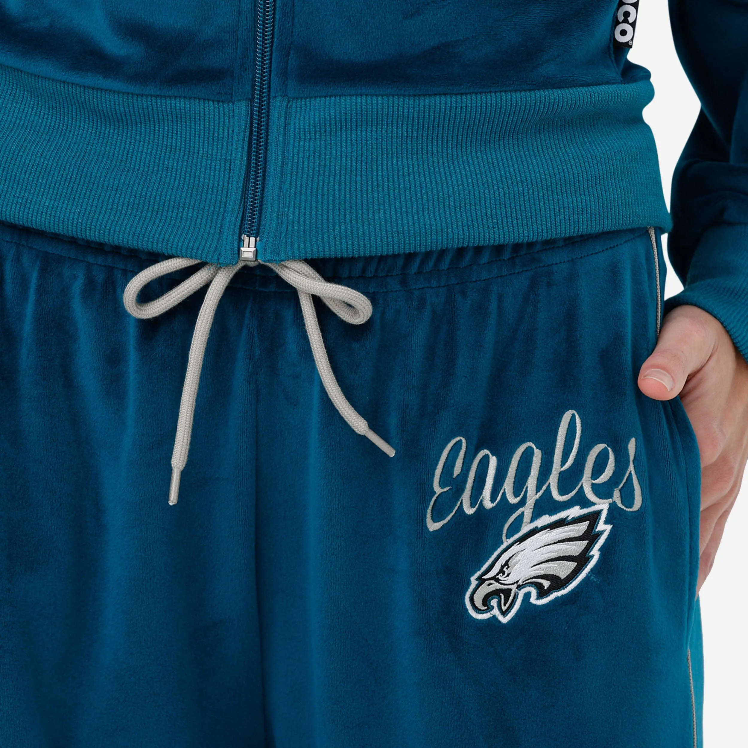 Philadelphia Eagles Womens Velour Pants