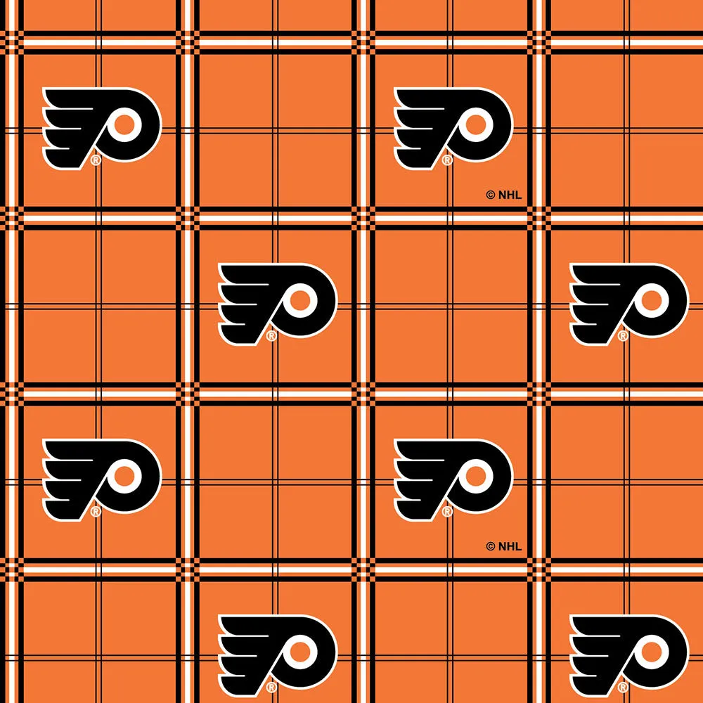PHILADELPHIA FLYERS-Plaid Flannel-100% Cotton-023FLY