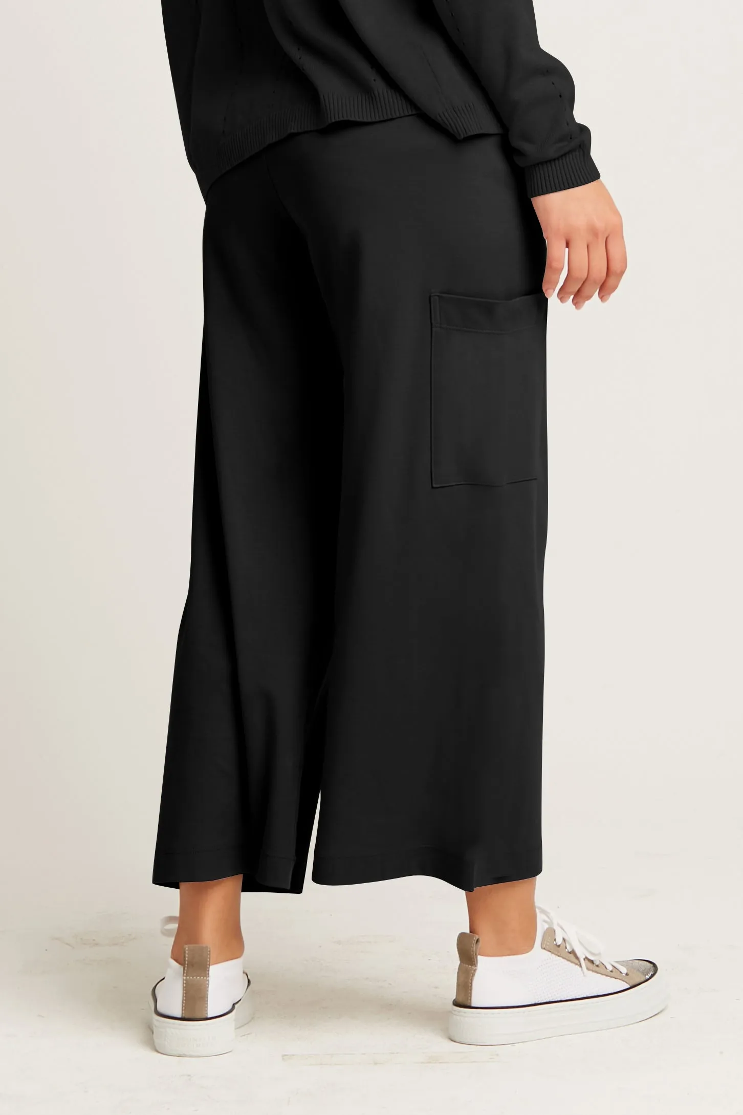 Pima Cotton Crop Gaucho Pants