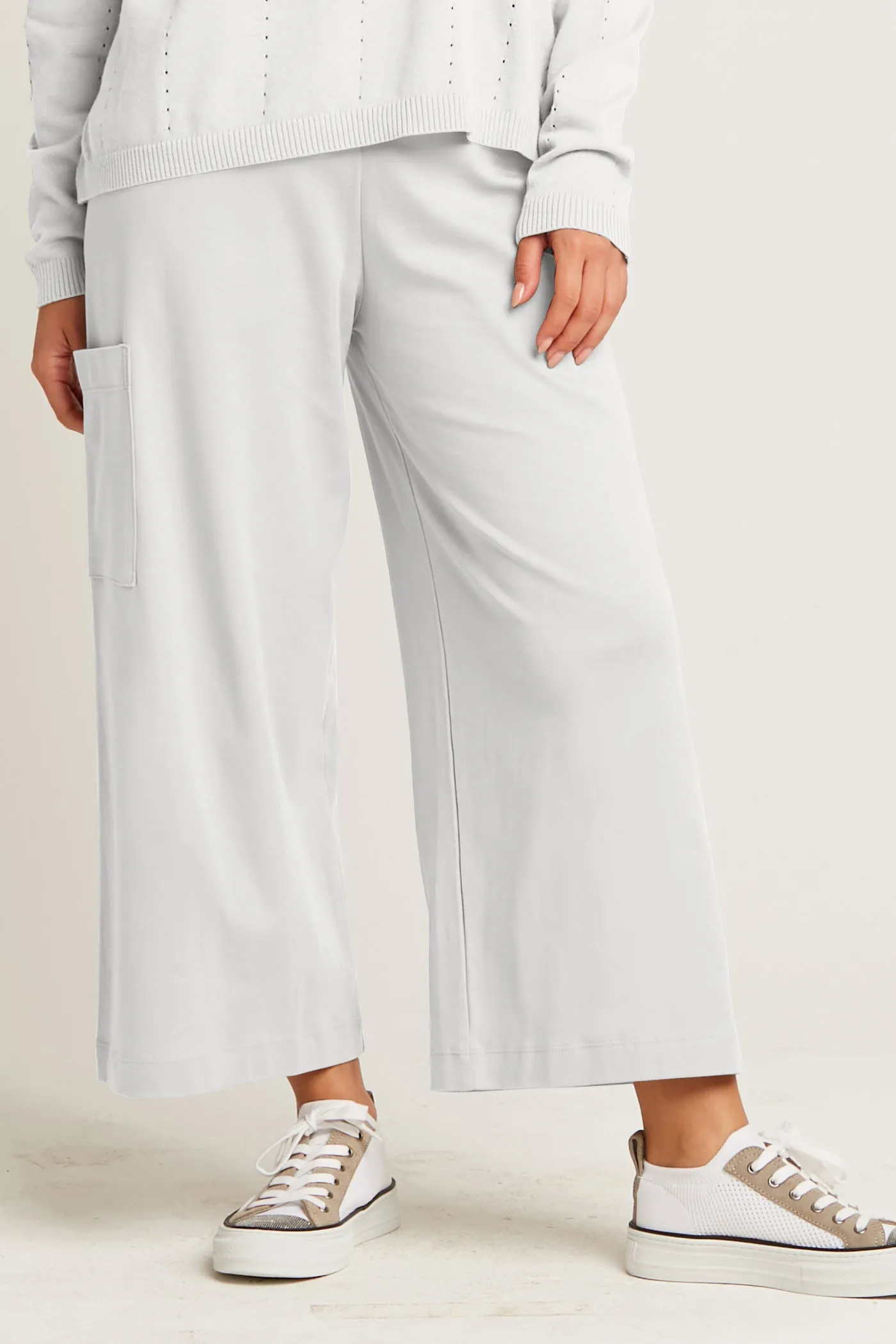 Pima Cotton Crop Gaucho Pants