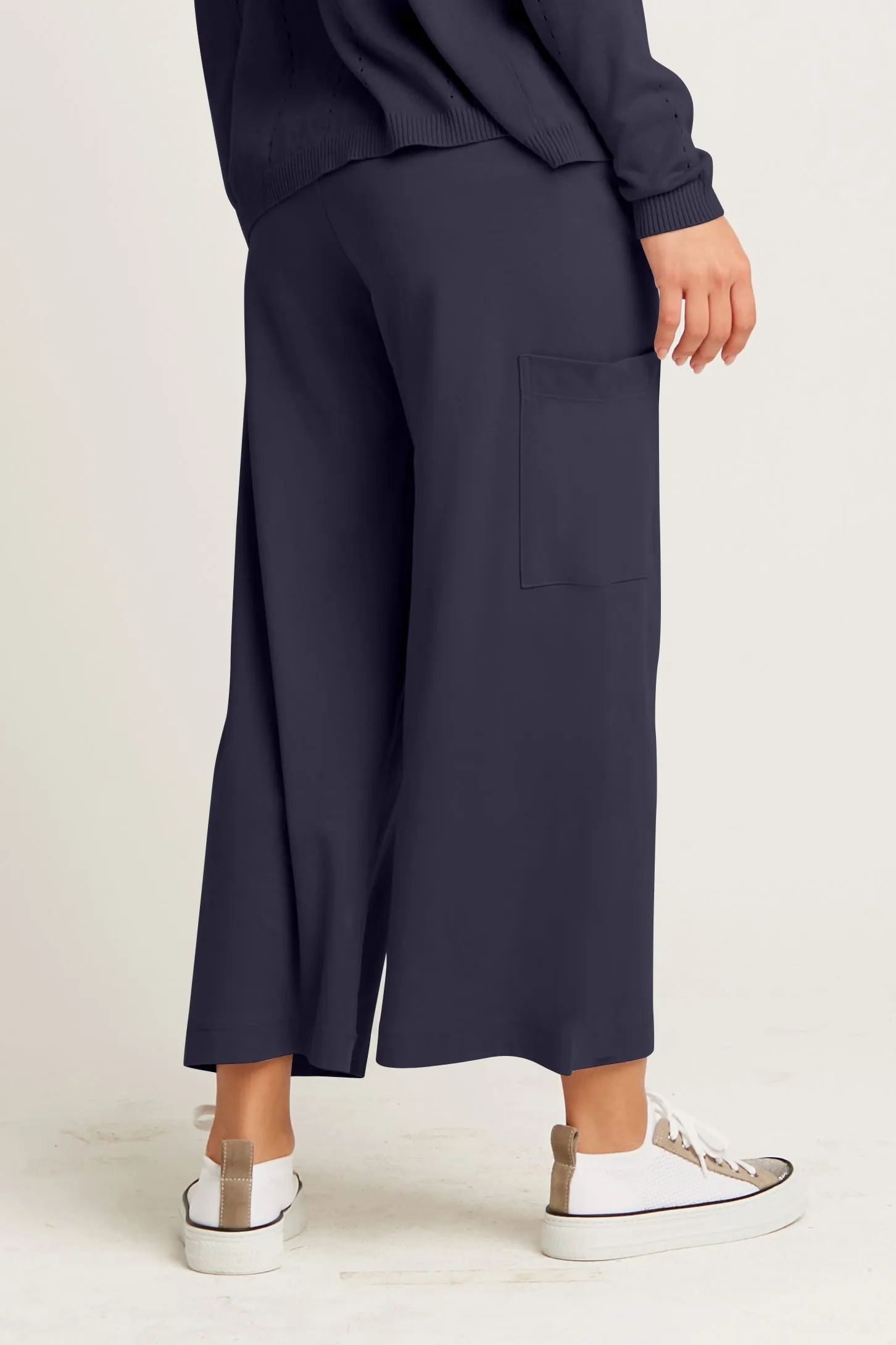 Pima Cotton Crop Gaucho Pants
