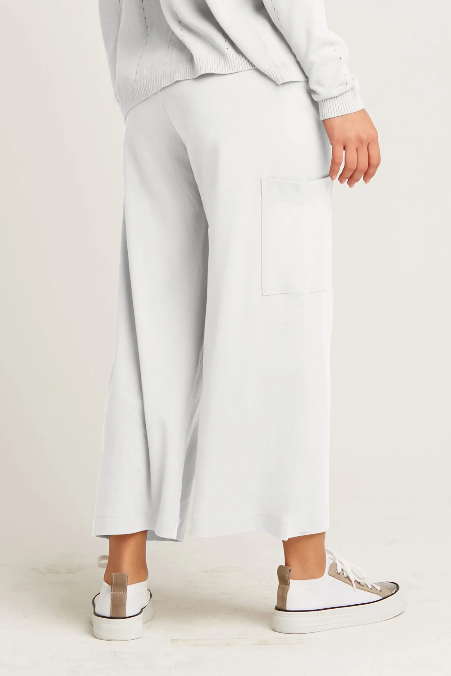 Pima Cotton Crop Gaucho Pants