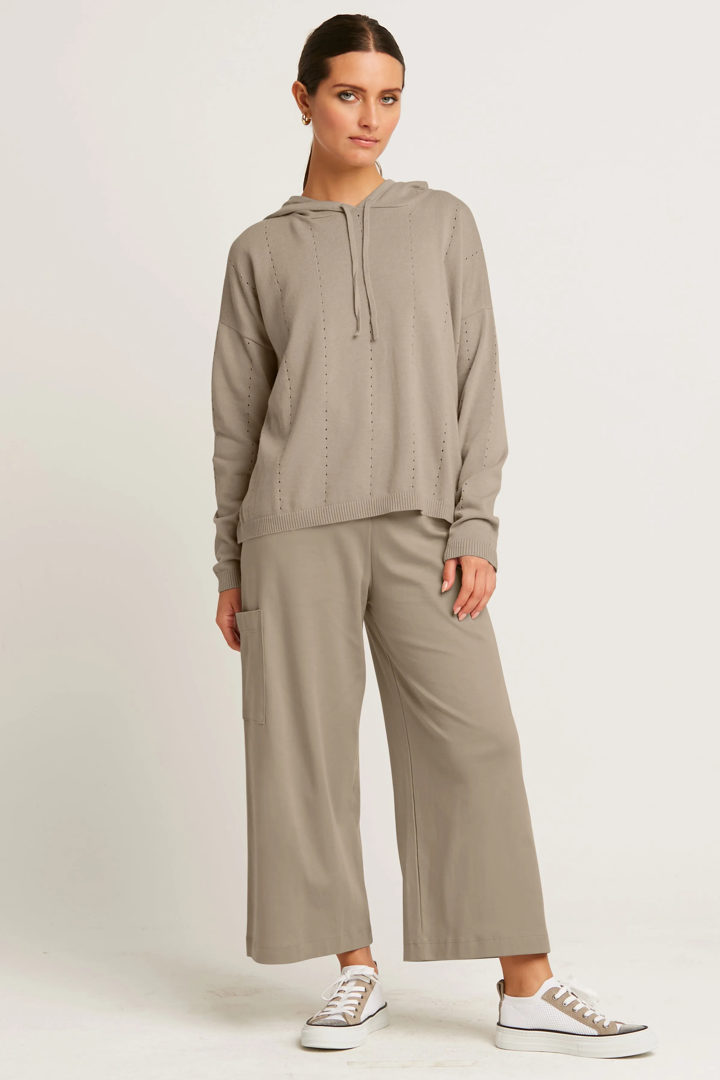 Pima Cotton Crop Gaucho Pants