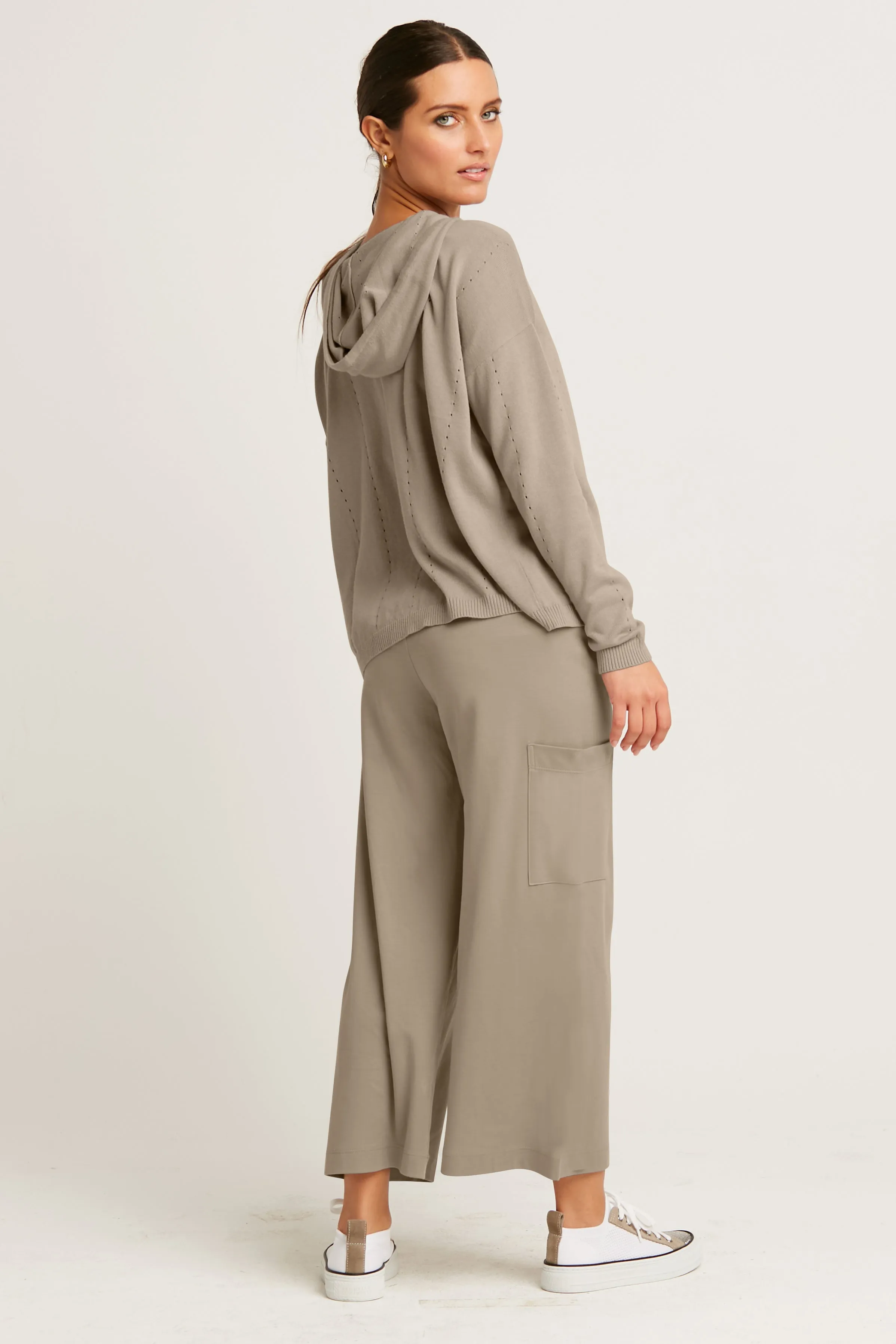 Pima Cotton Crop Gaucho Pants