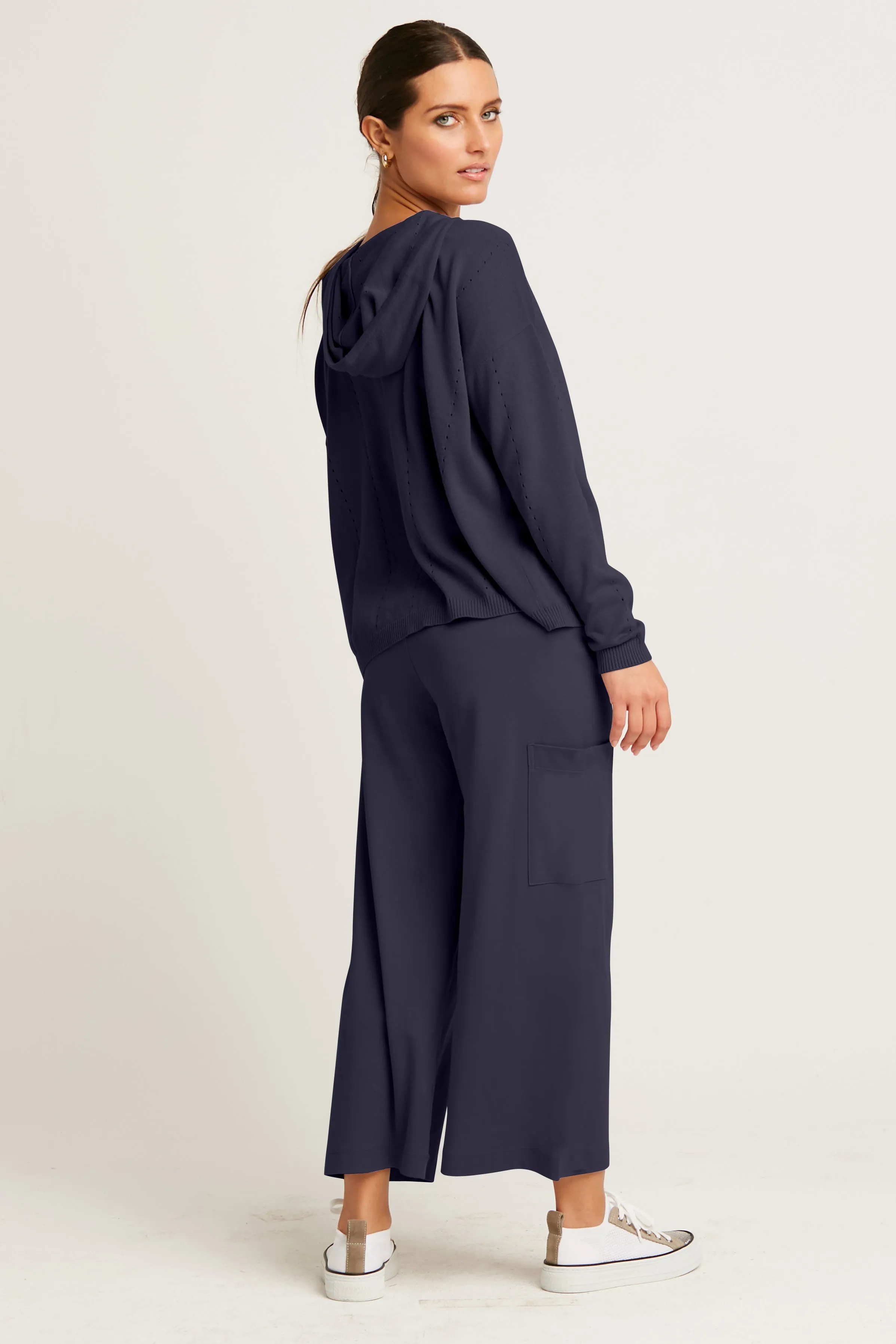 Pima Cotton Crop Gaucho Pants
