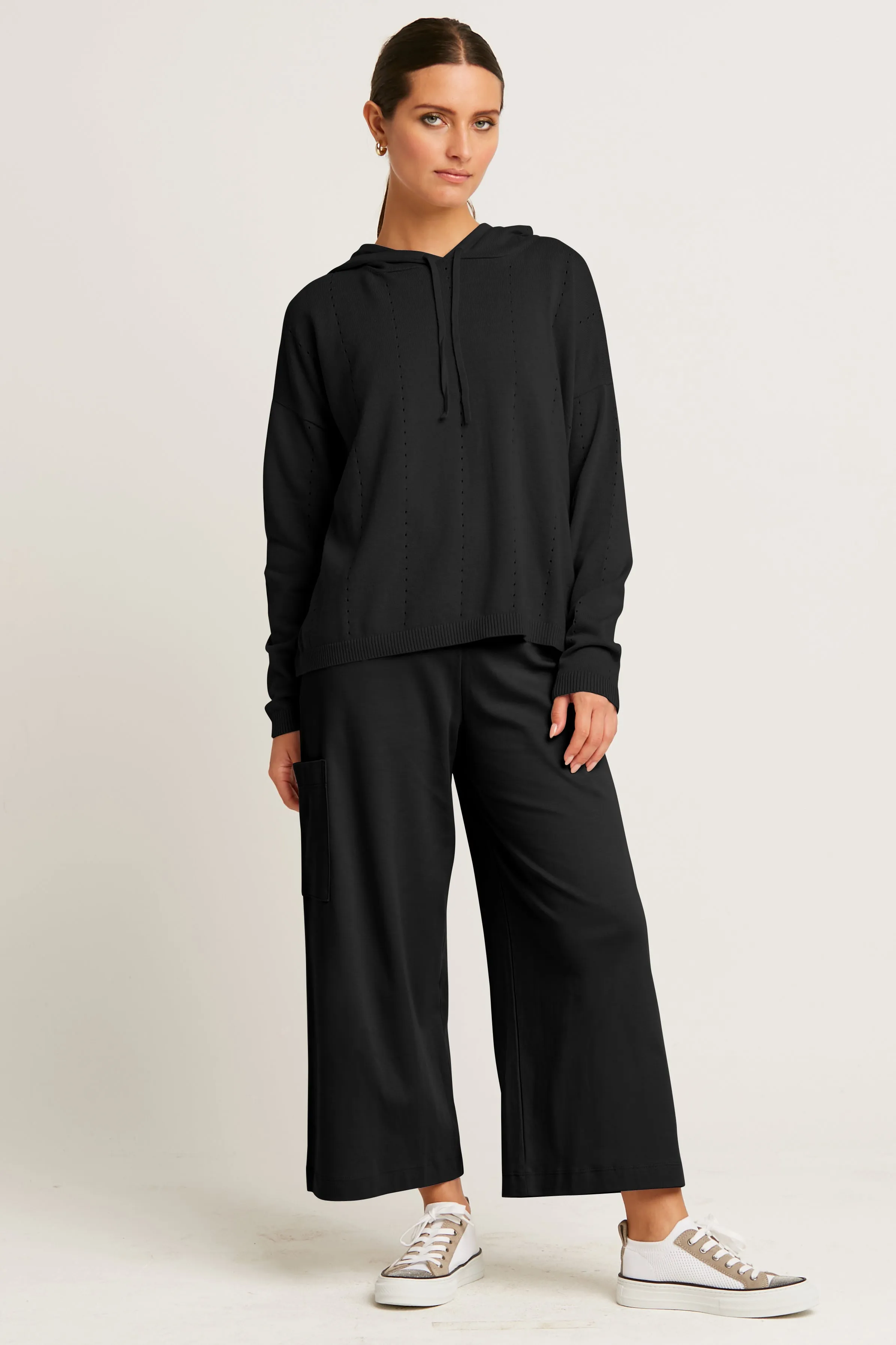Pima Cotton Crop Gaucho Pants