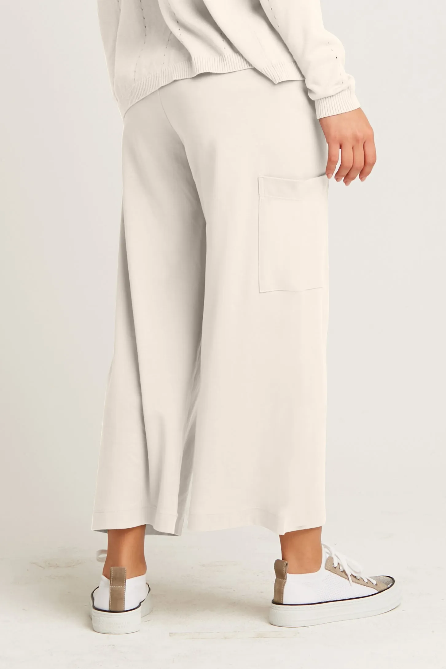 Pima Cotton Crop Gaucho Pants